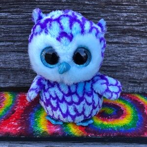 TY Beanie babies Oscar the owl plushie Stuffed animal toy plush Beanie Boos